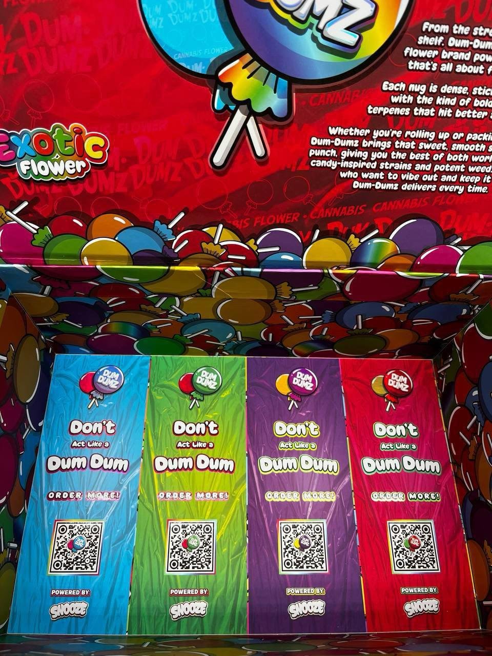 Buy Dum Dumz Exotic Flower 3.5G Bags Online – Snooze Weed