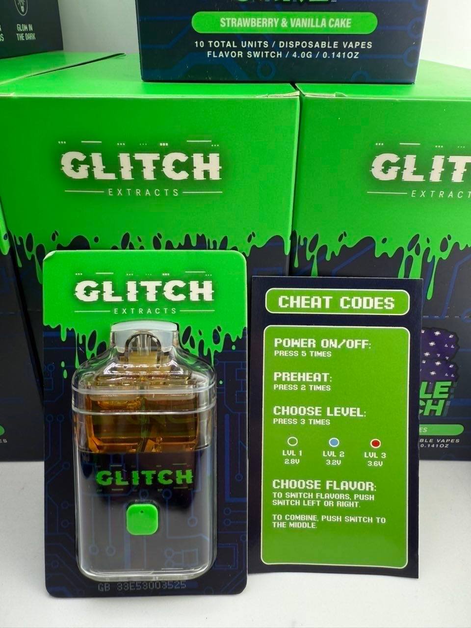 Buy Glitch 4G Disposable | Premium 4G Extracts & Smooth Hits